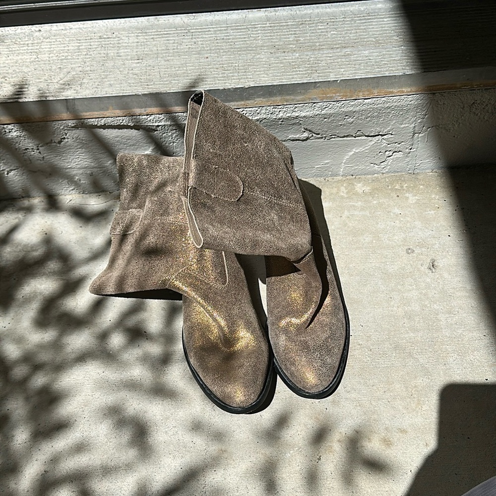 Schutz Gold Boots